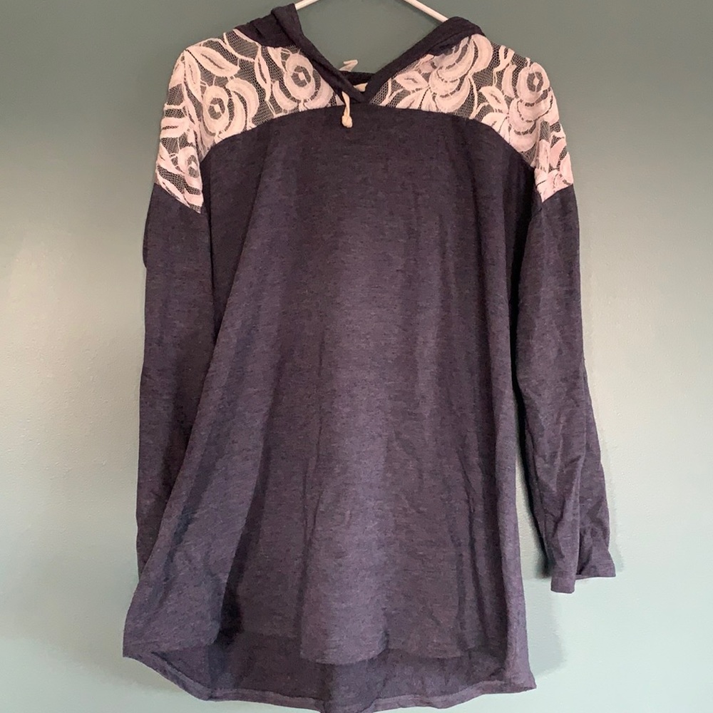 Hooded Maternity Sweatshirt